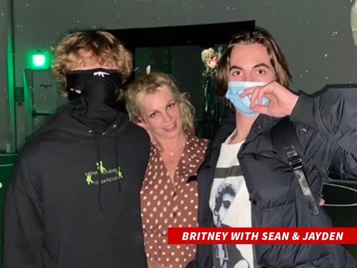 britney with sean and jayden
