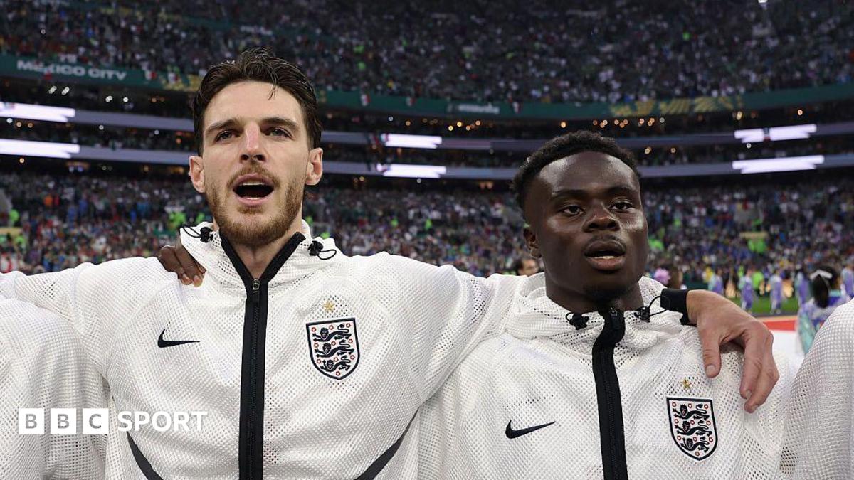 Declan Rice and Bukayo Saka