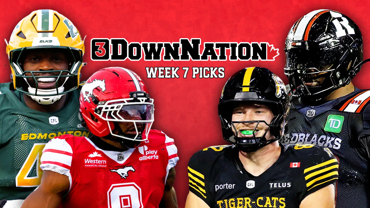 3DownNation CFL picks straight-up & against the spread: Week 7
