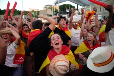 Soccer fans around the world watch the World Cup, in photos