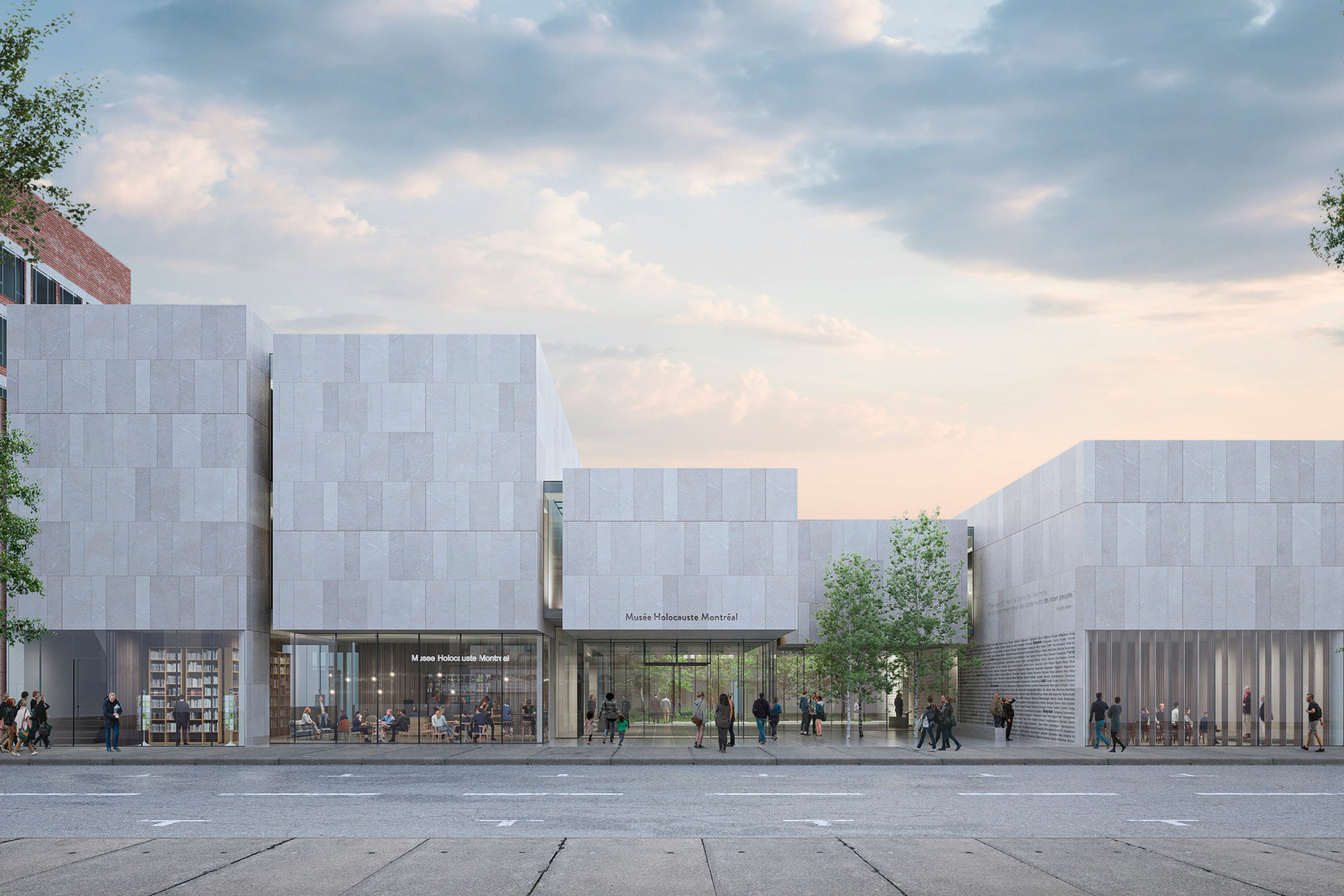 Exterior of the new Montreal Holocaust Museum on the Main.