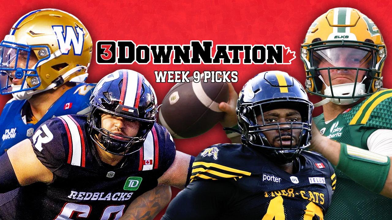 3DownNation CFL picks straight-up & against the spread: Week 9