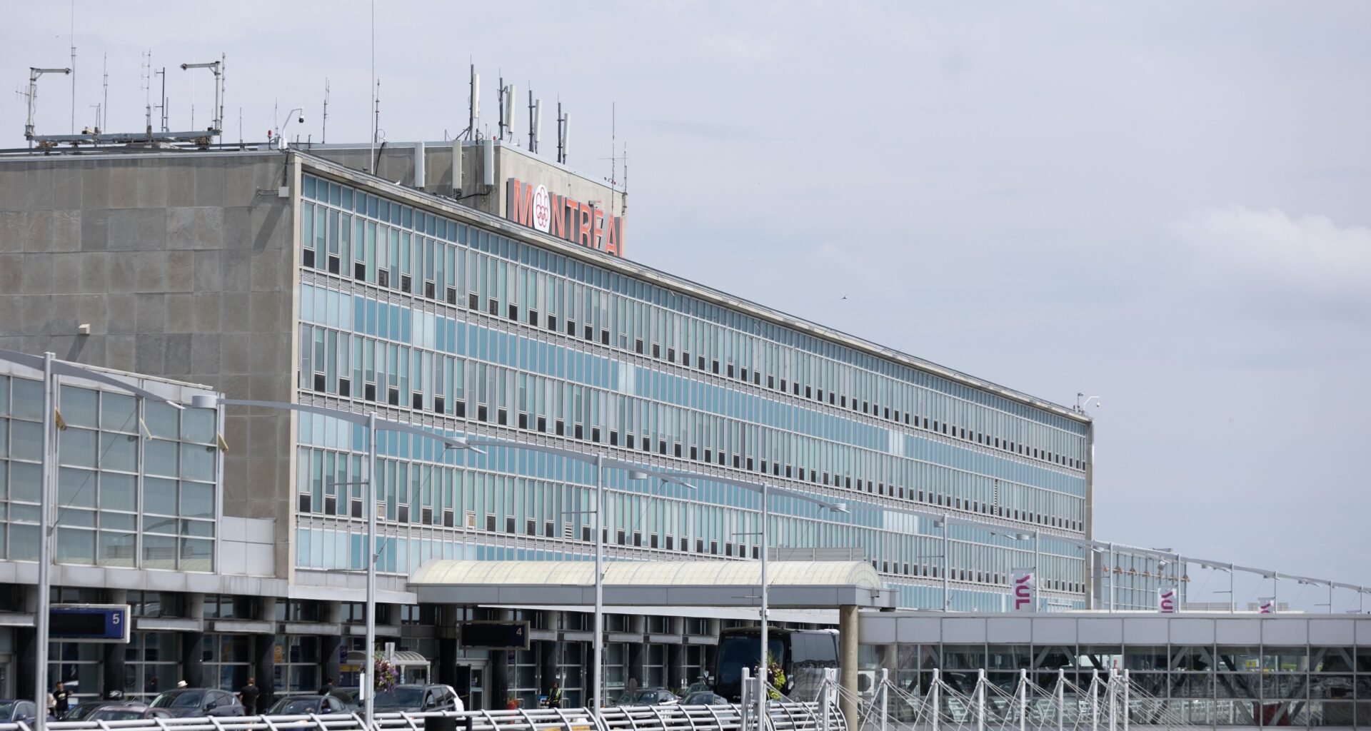 Montreal's Trudeau airport main building.