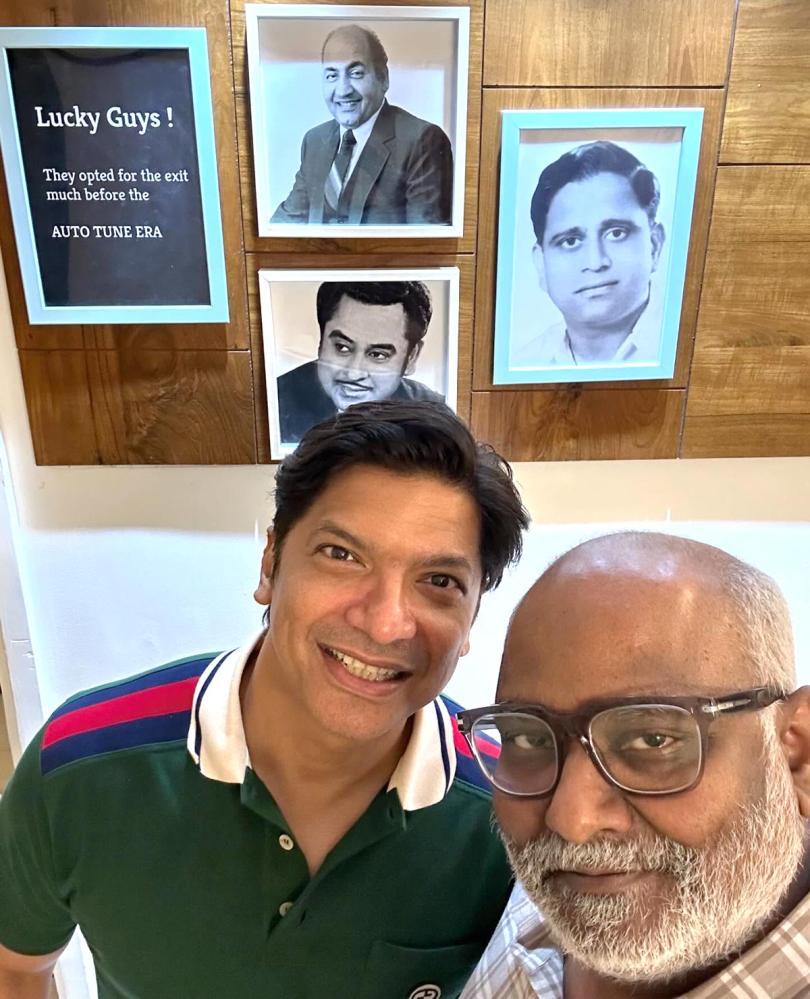 Shaan and MM Keeravani Shaan and MM Keeravani