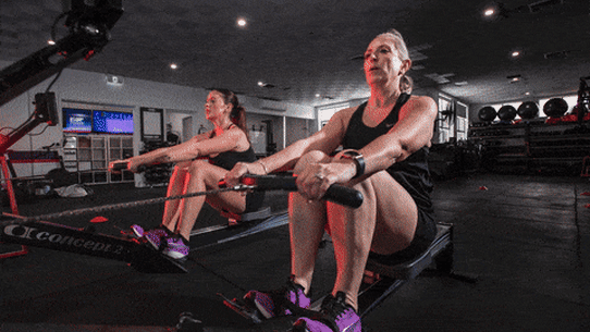 Taya Garner, 19, and Janine Garner, 54, are competing at Hyrox’s three-day Sydney event this weekend.