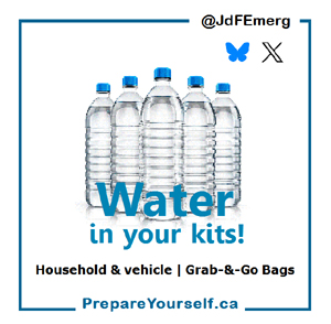 water, emergency kits, Juan de Fuca Emergency Program