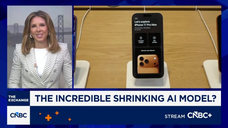 Apple in talks with startup that shrinks AI models to run on an iPhone