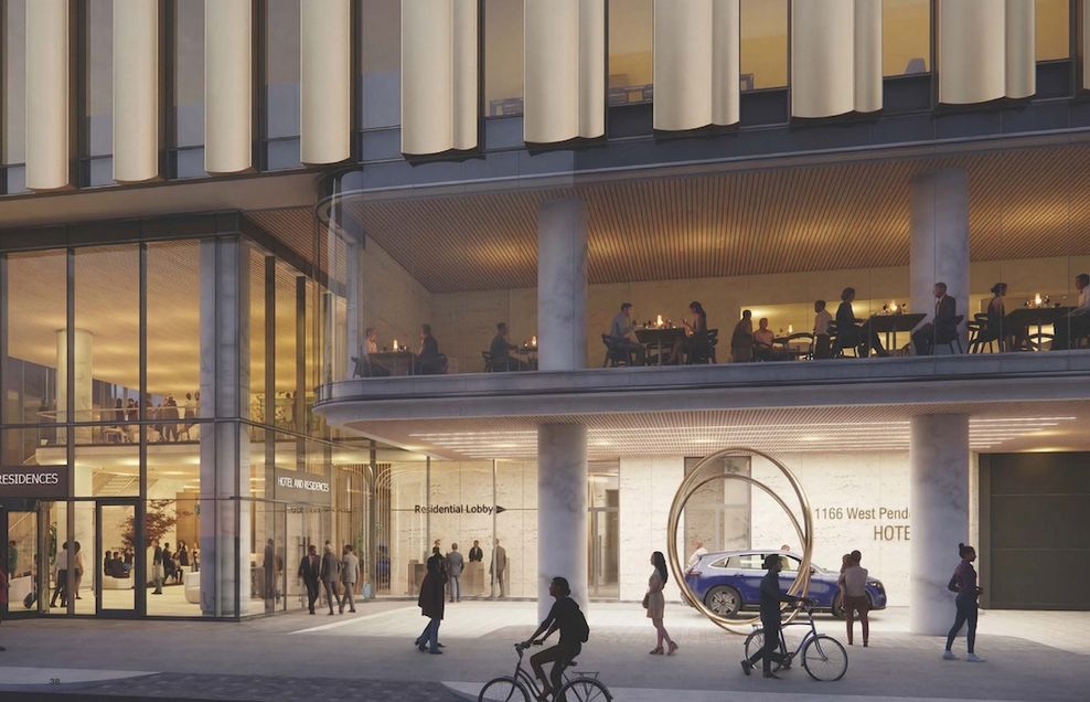 1166 West Pender Street Vancouver hotel reliance properties 2026