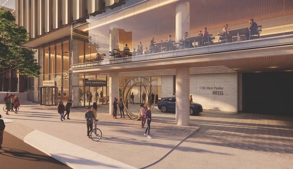 1166 West Pender Street Vancouver hotel reliance properties 2026