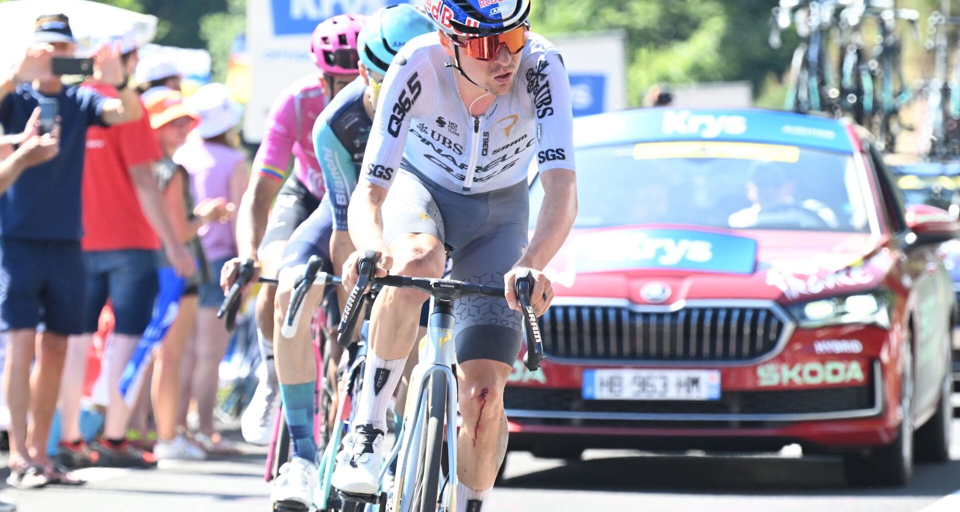 "I guess now I focus on GC" Pidcock says going into Alpe d'Huez stage