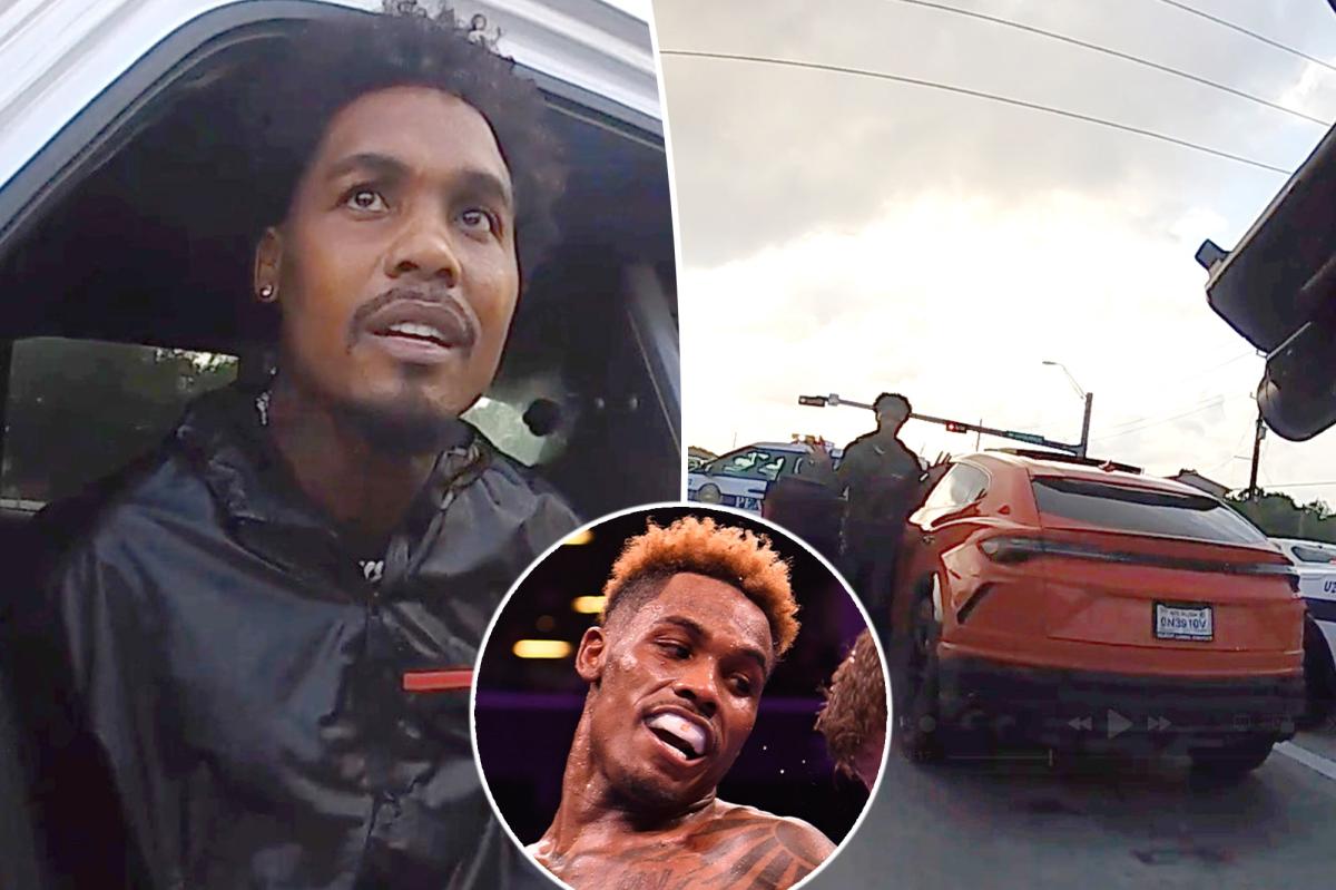 Boxing star Jermall Charlo ordered out of Lamborghini at gunpoint during intense DWI arrest
