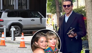 Gigi Hadid, Bradley Cooper head to MSG ahead of Taylor Swift, Travis Kelce rehearsal dinner