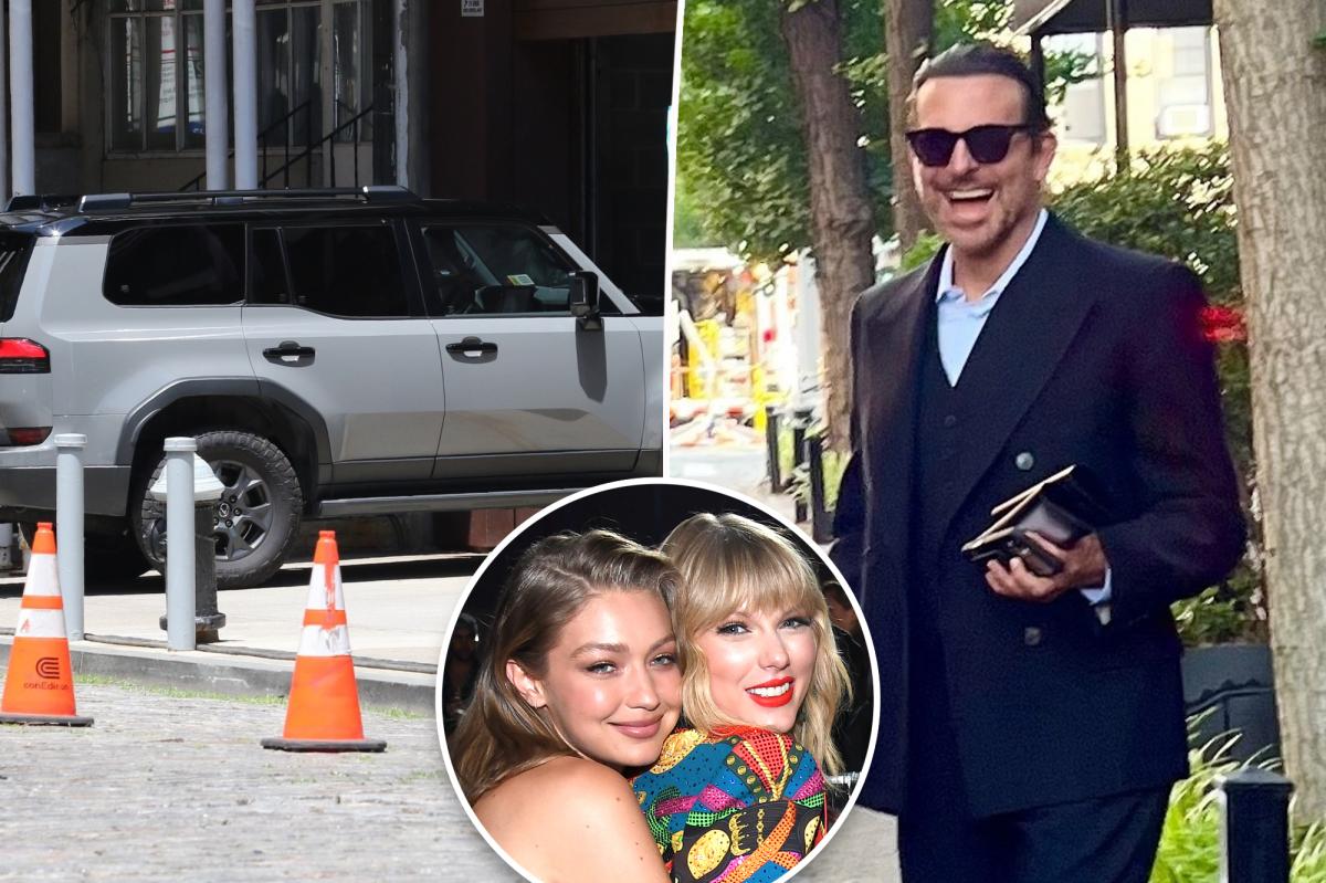 Gigi Hadid, Bradley Cooper head to MSG ahead of Taylor Swift, Travis Kelce rehearsal dinner