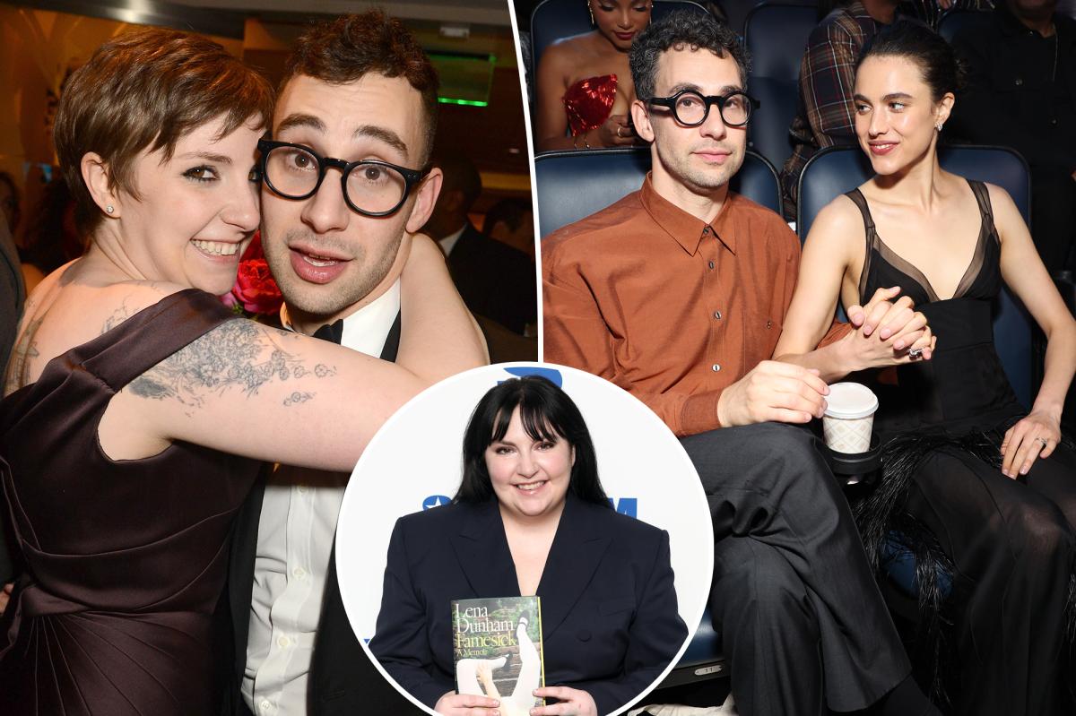 Lena Dunham made eyebrow-raising remarks about ex Jack Antonoff in memoir before Margaret Qualley split news