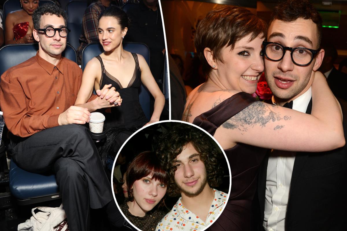 Inside Jack Antonoff's dating history: From Lena Dunham to estranged Margaret Qualley
