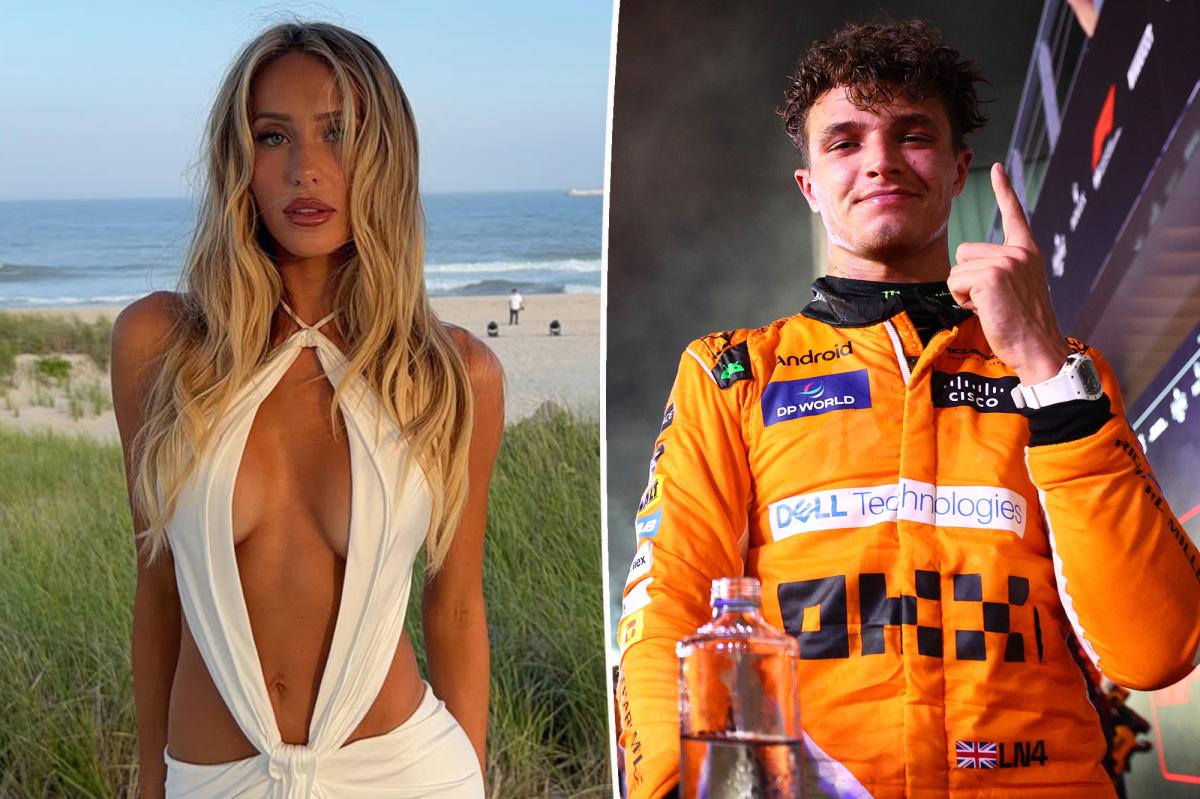 Alix Earle and F1 driver Lando Norris fuel rumors clubbing in London