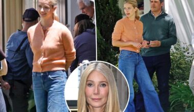 Apple Martin looks exactly like mom Gwyneth Paltrow as she films her first big movie role