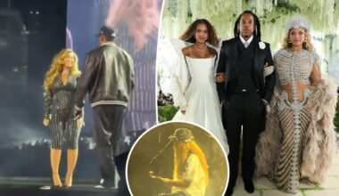 Jay-Z brings out Beyoncé and Blue Ivy, 14, at ‘Reasonable Doubt’ 30th anniversary show