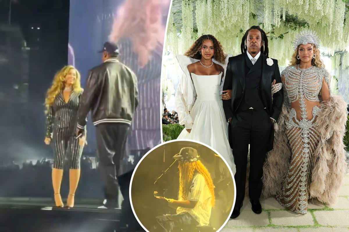 Jay-Z brings out Beyoncé and Blue Ivy, 14, at ‘Reasonable Doubt’ 30th anniversary show