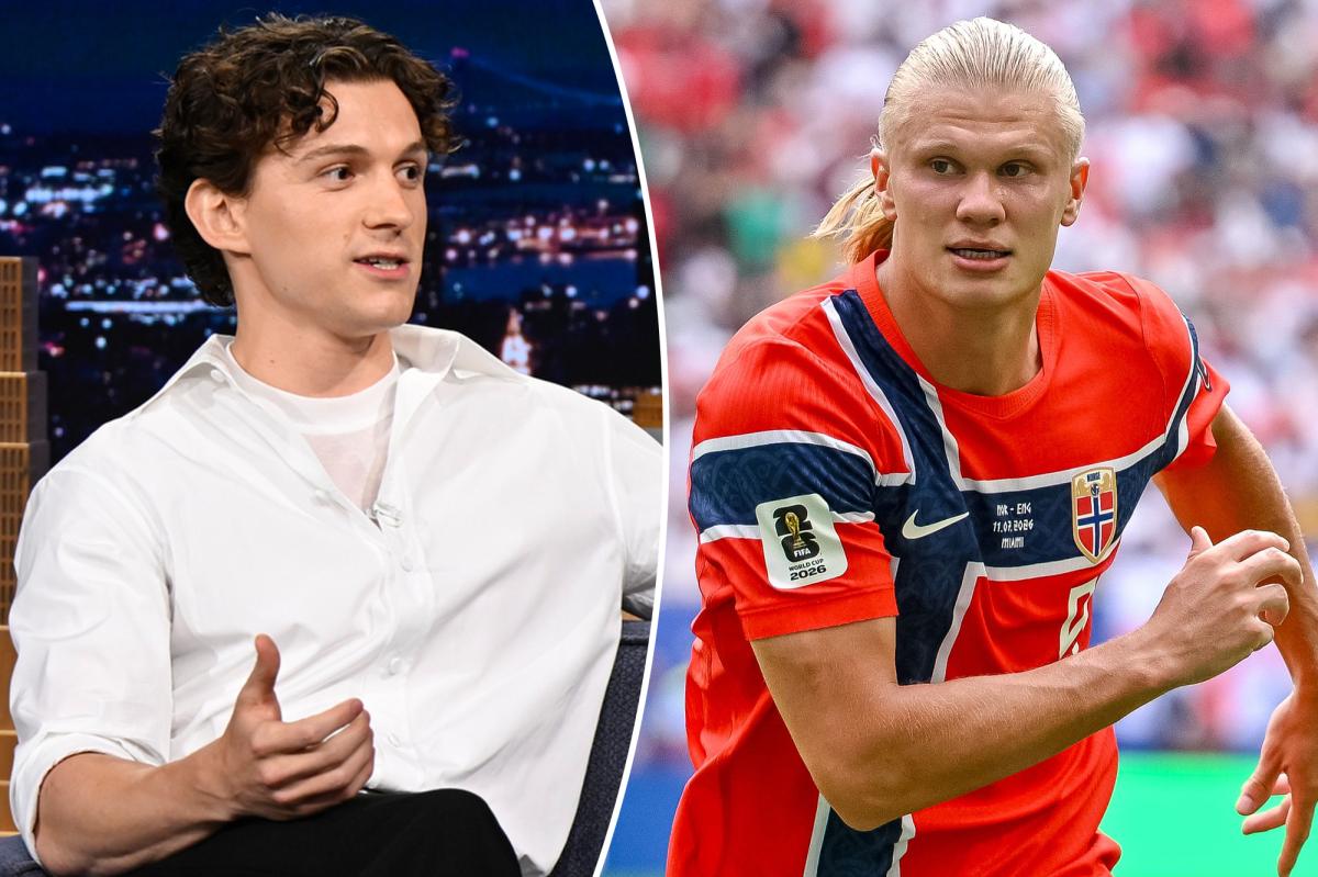 Norway soccer superstar Erling Haaland snubs Tom Holland's offer to 'hang out'