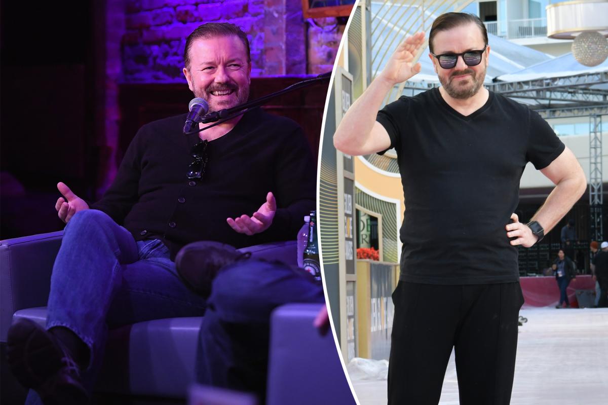 Ricky Gervais rejects calls to tone down comedy: 'I don't care if people are offended'