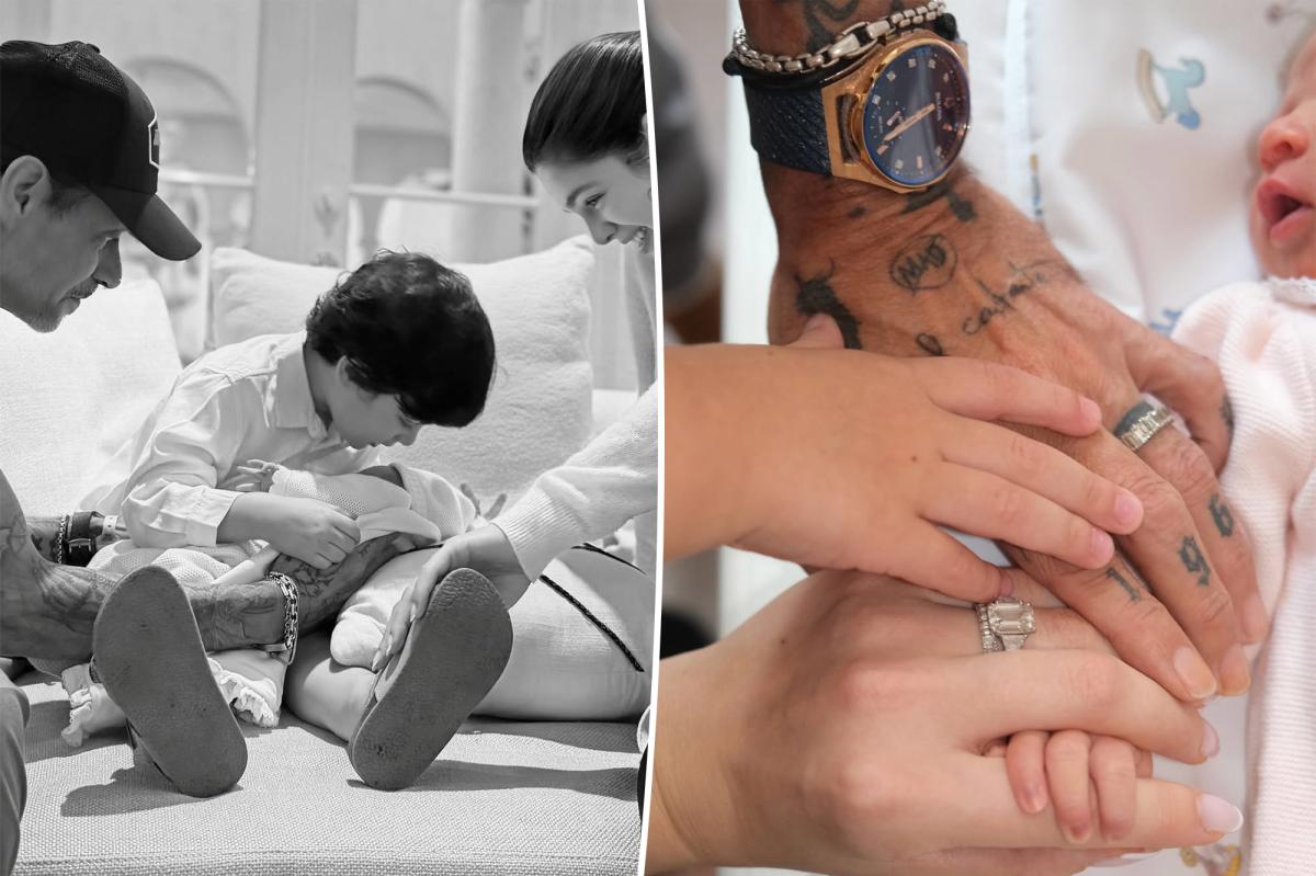 Marc Anthony welcomes baby No. 8, his second with wife Nadia Ferreira
