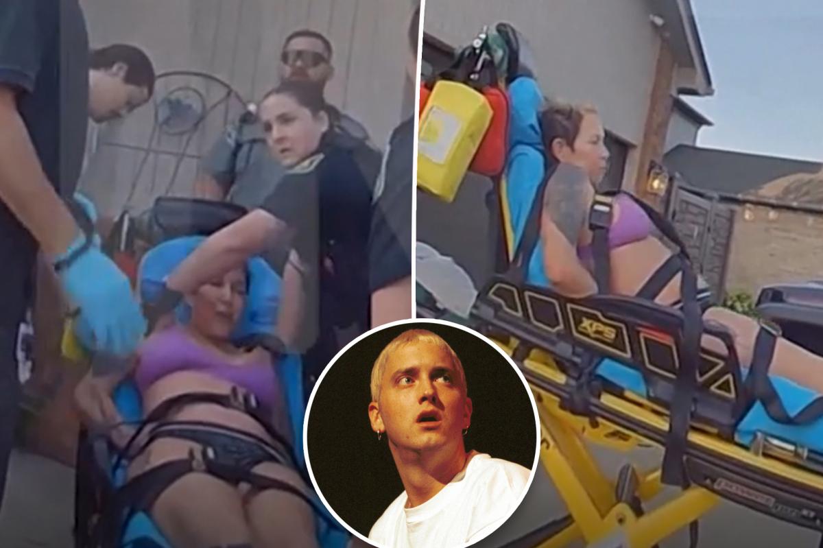 Eminem's ex-wife, Kim Scott, hurls expletives at cops in tense body cam footage following suicide attempt