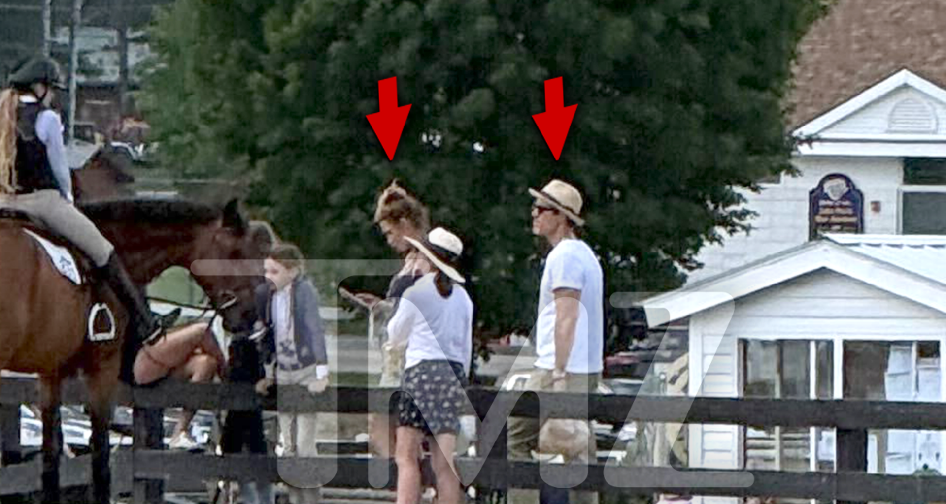 Blake Lively and Ryan Reynolds Horsin' Around In Upstate NY During Taylor Swift's Wedding