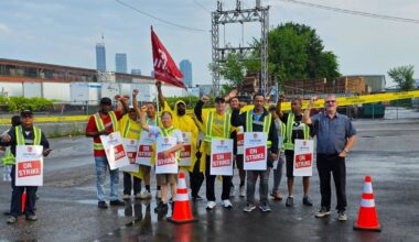 Unifor members locked out at Battenfeld Grease in Toronto