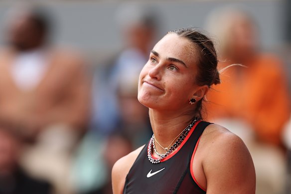 World No.1 Aryna Sabalenka.