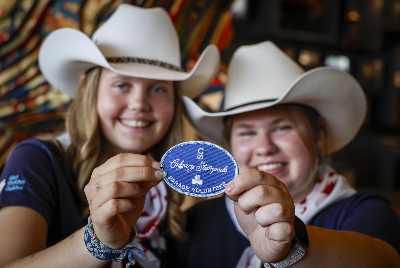 Girl Guides with Calgary Stampede in their hearts to now wear it on their sleeves
