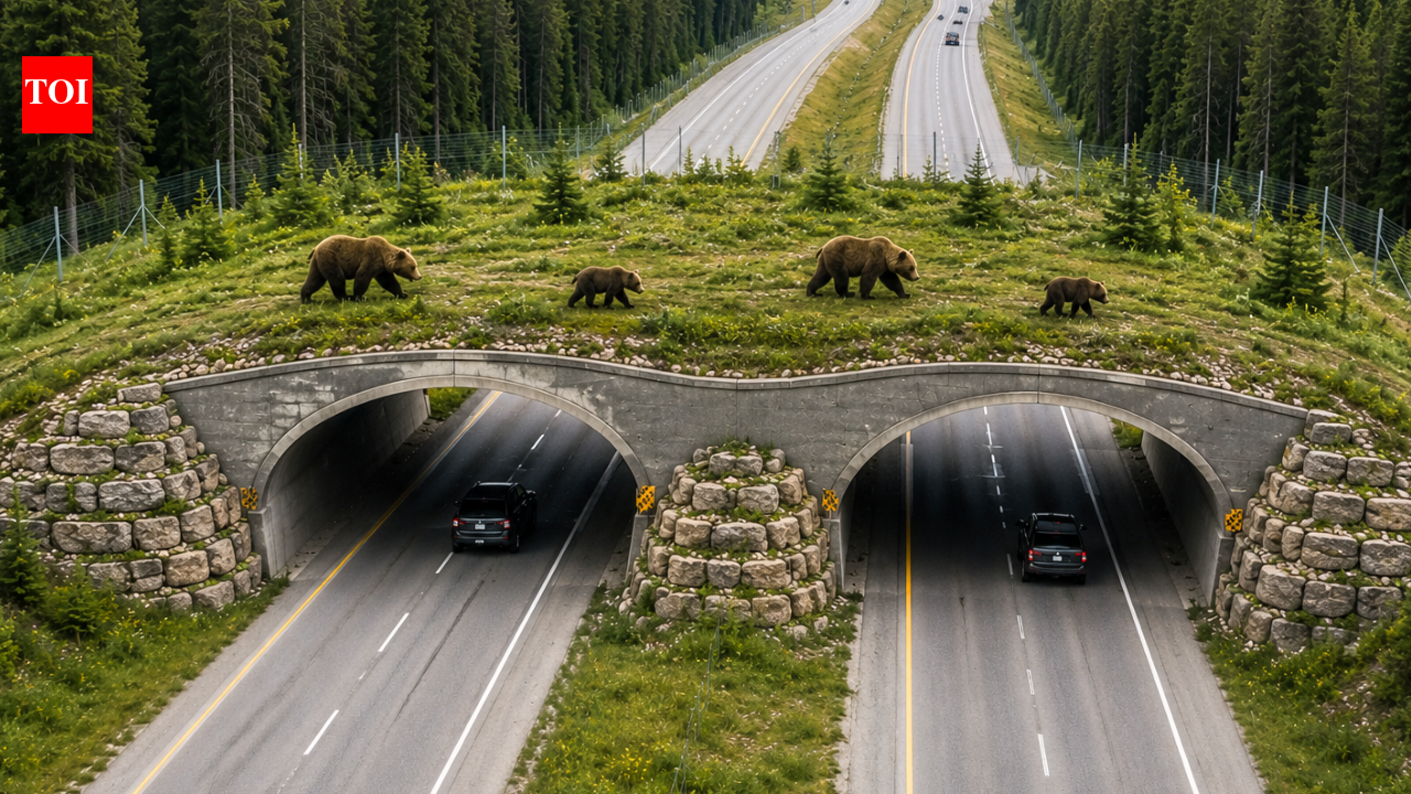 People laughed when Canada built bridges for wildlife, then 250,000 animals used them and road deaths dropped by over 80% |