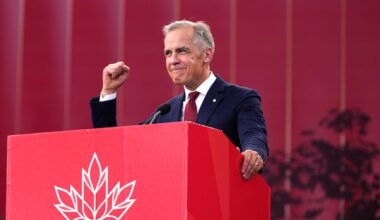 Ottawa thunderstorms keep Carney from delivering Canada Day unity speech in Edmonton