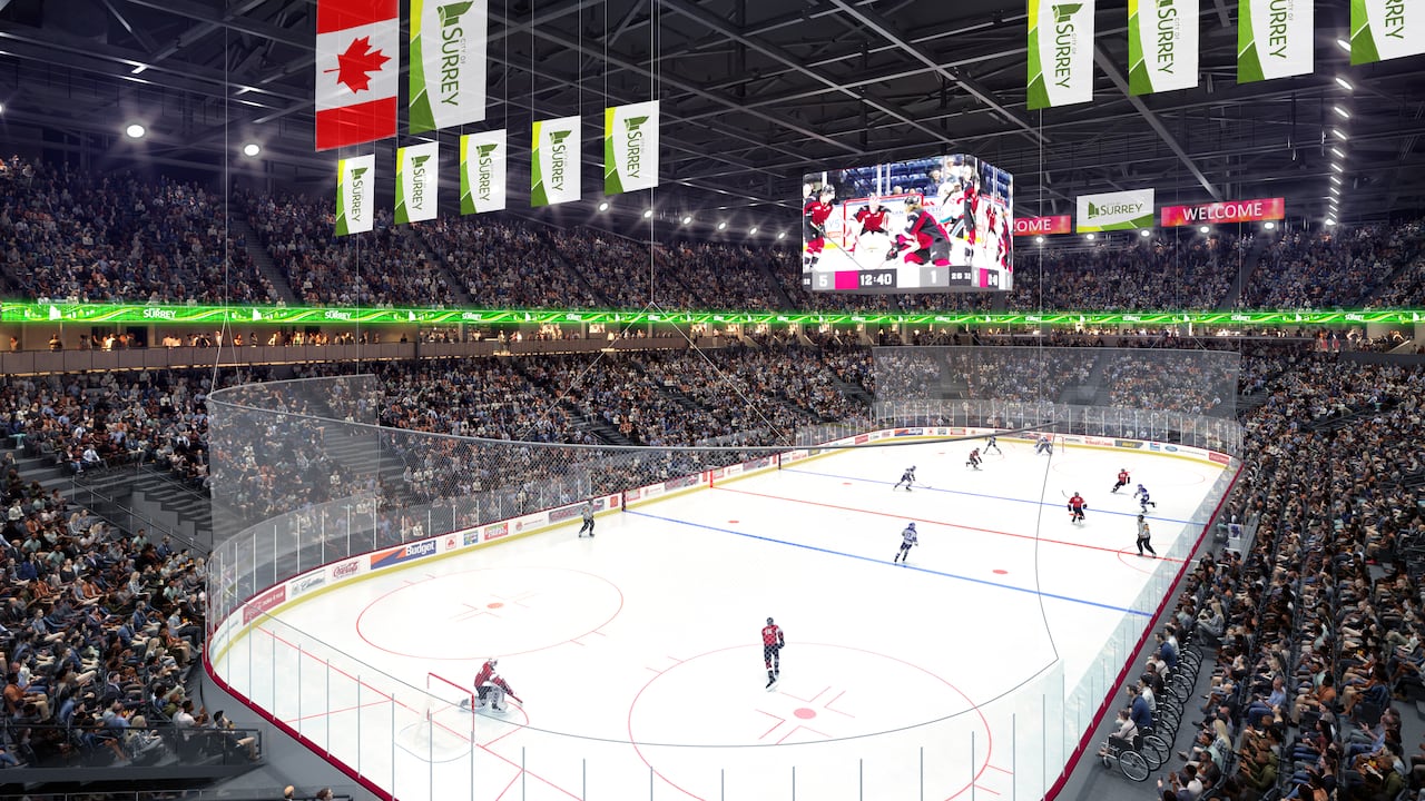 A rendering of a new arena