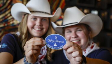 Girl Guides with Calgary Stampede in their hearts to now wear it on their sleeves