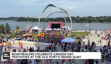 Canada Day festivities draw Montrealers to the Old Port's Grand Quay