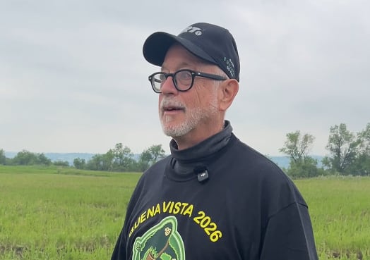 David Tonken at the Buena Vista Heritage Park, where the planting took place