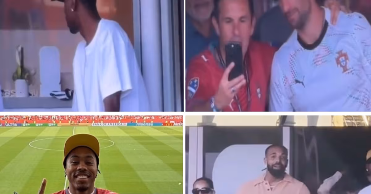 Drake, Scottie Barnes and other celebs at Toronto Stadium