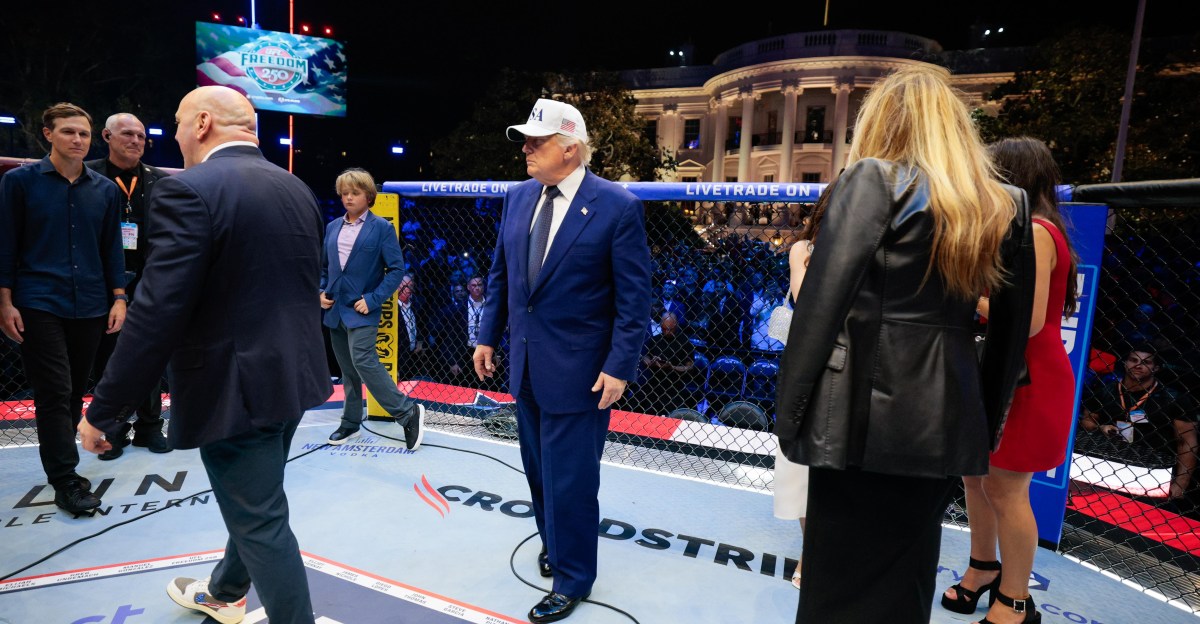 Trump on tiny UFC White House arena plans: ‘That’s terrible’