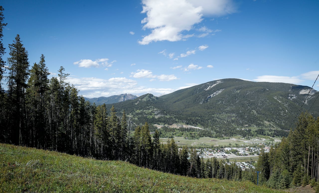 A mountain range