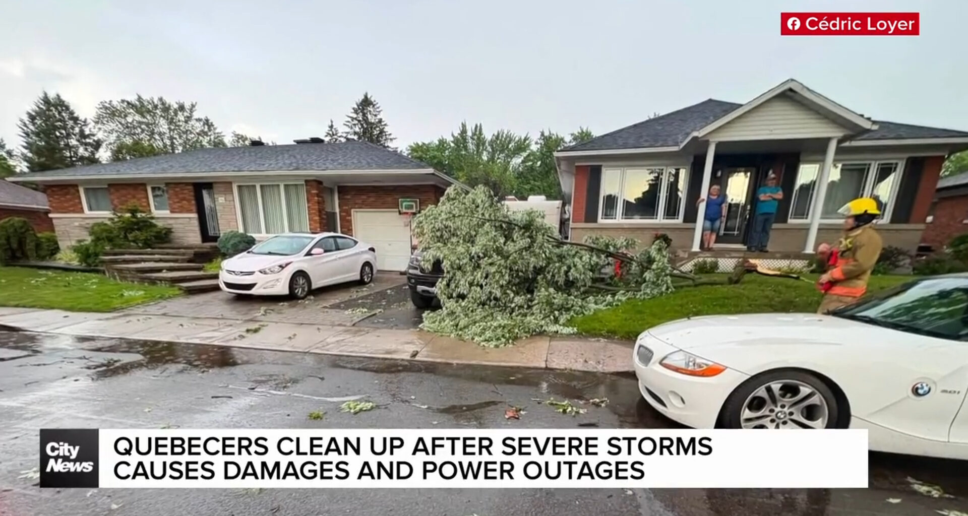Storm rips through Quebec's Laurentians, Lanaudière amid heat wave