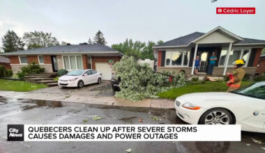 Storm rips through Quebec's Laurentians, Lanaudière amid heat wave