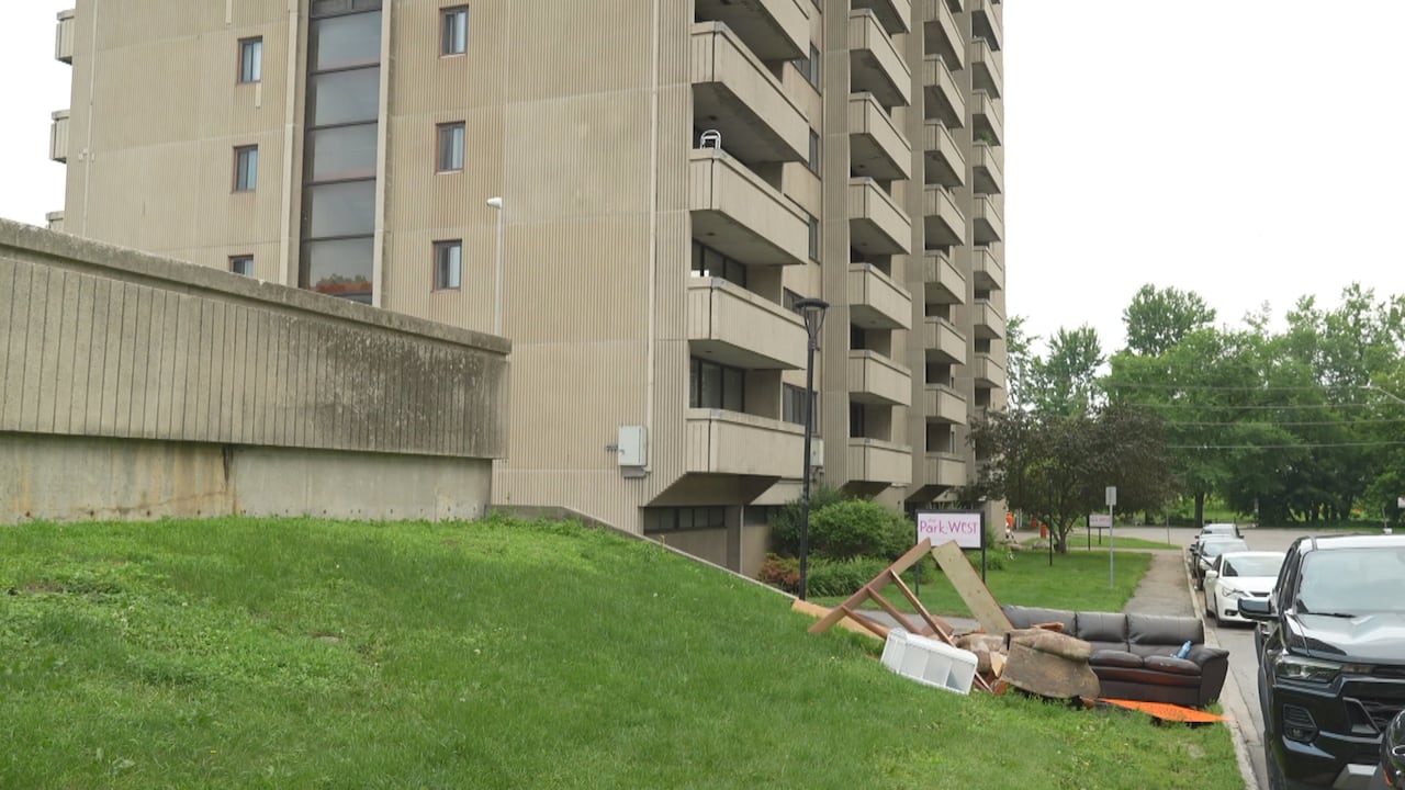 30 McEwen Avenue building after flooding