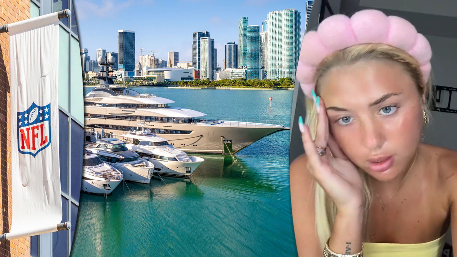 Miami Yacht Girl NFL Players Rude Maggie Recco Viral TikTok Video