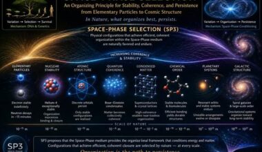 Scientist Announces discovery of “Space-Phase Selection”, as an organizing principle of nature.