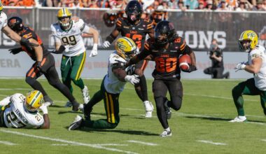 Lions earn first win by handing Elks their first loss in 36-24 decision