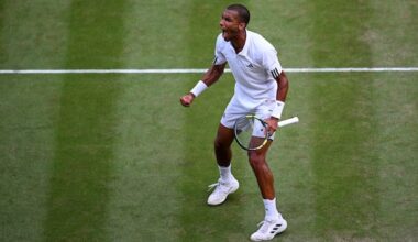 Auger-Aliassime advances to face Djokovic in Wimbledon quarterfinals
