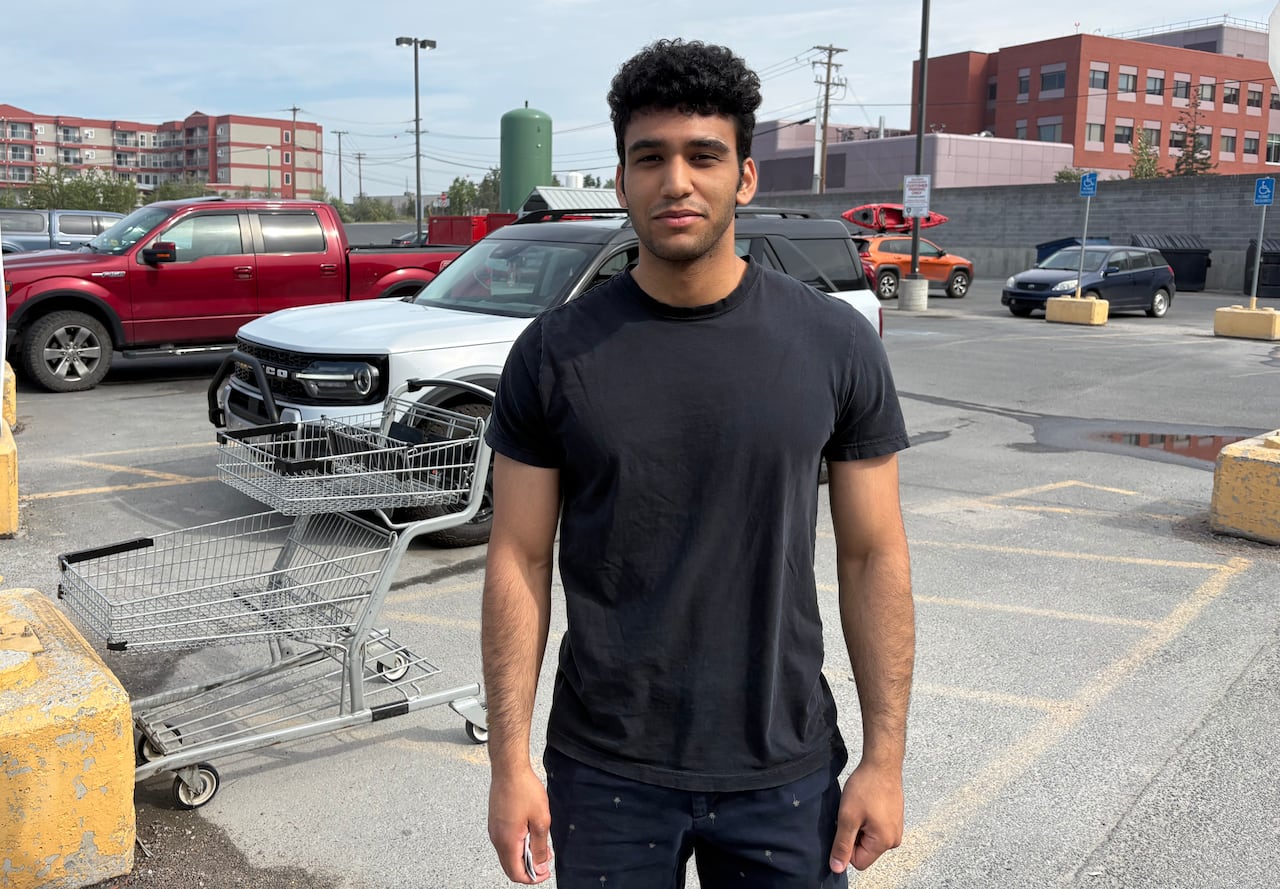 Saif Sarhan moved to Yellowknife from Ontario in the spring. He said his grocery bill has grown from up to $200 a month to $400 a month now that he lives in the Northwest Territories.