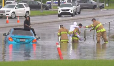 Heavy rain floods southeast Calgary intersection – CTVNews