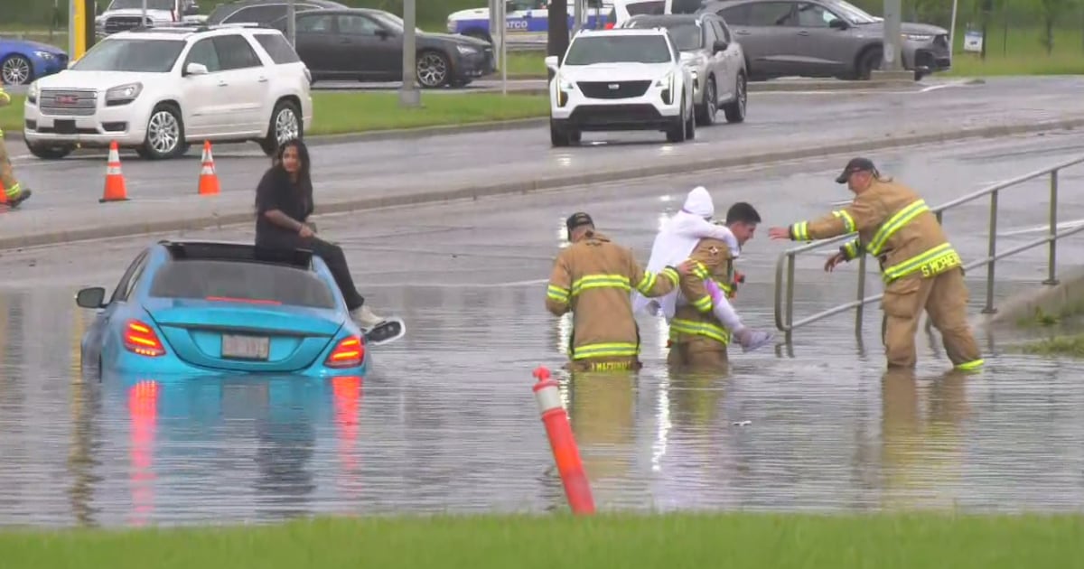 Heavy rain floods southeast Calgary intersection – CTVNews